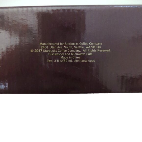 Starbucks Global Icon Series Kunming and China Demitasse Mini Mugs 3 Oz (2 Pack) - Picture 3 of 3